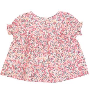 ÉMILE ET IDA - BLOUSE LIBERTY CERISES ROUGES
