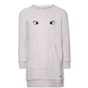 AO76 - ROBE SWEAT EYES ROSE POUDRÉ