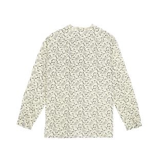 SOEUR - CHEMISE IOURI BIS FLEURS KYOTO NOIRES