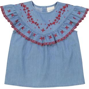 LOUIS LOUISE - TUNIC VICTOIRE CHAMBRAY