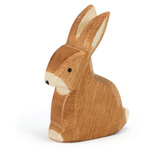 OSTHEIMER - LAPIN ASSIS EN BOIS