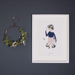 MY LOVELY THING - AFFICHE ADÉLAÏDE BLEU - A3