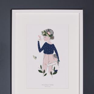 MY LOVELY THING - AFFICHE ADÉLAÏDE BLEU - A3