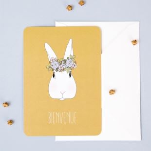MY LOVELY THING - CARTE BIENVENUE MOUTARDE