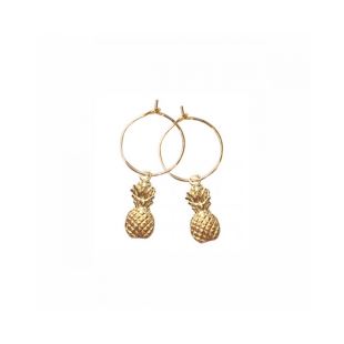 NILAÏ - BOUCLE D'OREILLE CHARMS ANANAS