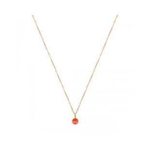 NILAÏ - COLLIER ÉMAIL CORAIL