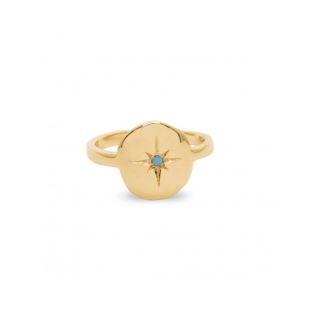 NILAÏ - BAGUE CÉLESTE TURQUOISE