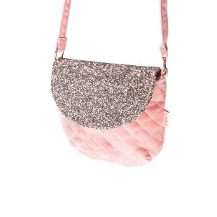 ROCKAHULA - SAC VELOURS ROSE