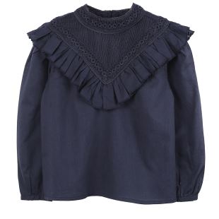 ÉMILE ET IDA - BLOUSE HIVER MARINE