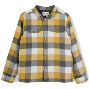 ARSÈNE ET LES PIPELETTES - CHEMISE À CARREAUX SAFRAN
