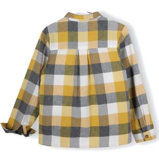 ARSÈNE ET LES PIPELETTES - CHEMISE À CARREAUX SAFRAN