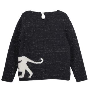 ARSÈNE ET LES PIPELETTES - PULL JACQUARD CYGNE