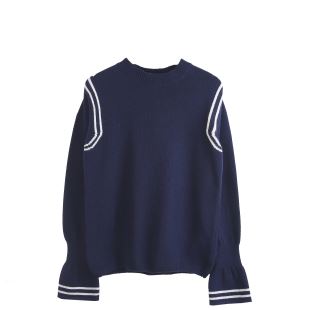 EMILE & IDA - LIGNE FEMME - PULL MARINE