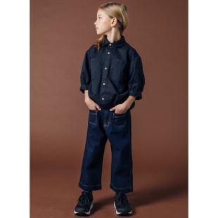 FINGER IN THE NOSE - CHEMISE SWELL NIGHT BLUE
