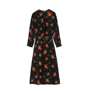 SOEUR - ROBE CHRISTINA ORANGE/NOIR