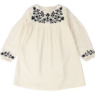 LOUIS LOUISE - ROBE TATIANA - COTON COUCHE ÉCRU