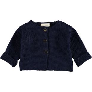 LOUIS LOUISE - CARDIGAN CASSY - LAINE BLEU MARINE