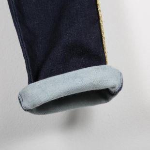 ARSÈNE ET LES PIPELETTES - Pantalon denim bleu delavé lurex