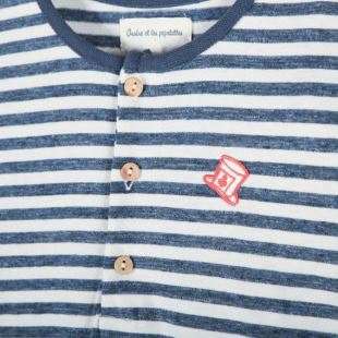 ARSÈNE ET LES PIPELETTES - TEE SHIRT BRODÉ CHAPEAU