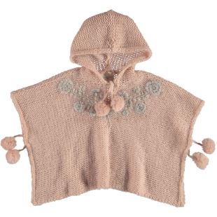 LOUIS LOUISE - PONCHO MADEMOISELLE - LAINE MOHAIR ROSE
