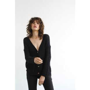 SWILDENS - CARDIGAN TICKET NOIR