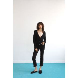 SWILDENS - CARDIGAN TICKET NOIR