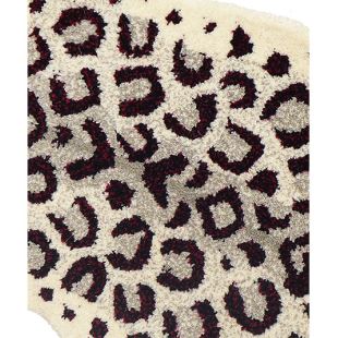 DOING GOODS - TAPIS LÉOPARD OFF WHITE