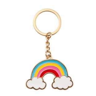 J'AIME - PORTE CLEFS ARC EN CIEL