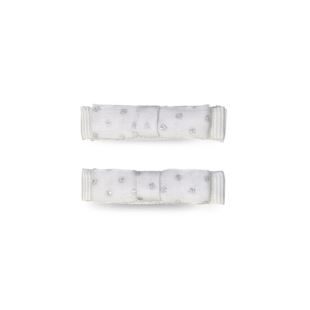 LUCIOLE ET PETIT POIS - BARRETTES MINI KIMONO - POIS ARGENT