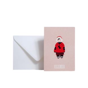 SEASON PAPER - CARTE DE NOËL - ESQUIMAU "MEILLEURS VOEUX"