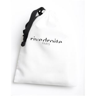 Rive droite - POCHETTE ZIPPÉE BARBETTE N°1 - NOIR