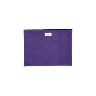 Rive droite - POCHETTE ZIPPÉE BARBETTE N°1 - ULTRA VIOLET