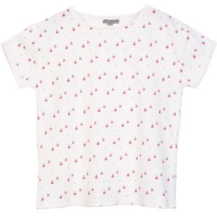 ÉMILE ET IDA - TEE SHIRT POMMES ROUGES