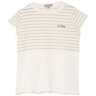 ÉMILE ET IDA - TEE SHIRT OR À LA PLAGE
