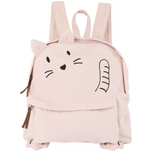 ÉMILE ET IDA - SAC À DOS CHAT ROSE