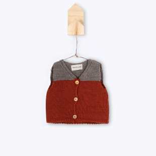 ARSÈNE ET LES PIPELETTES - GILET TRICOT JERONIMO