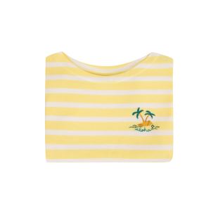MAISON LABICHE - TEE SHIRT JAUNE PALMIER