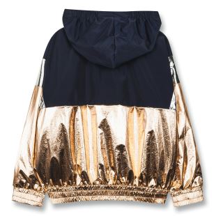 FINGER IN THE NOSE - MANTEAU RAINBOW COPPER METAL COLORBLOCK