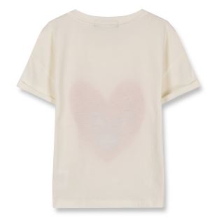 FINGER IN THE NOSE - TEE SHIRT NEW BRITNEY ÉCRU HEART