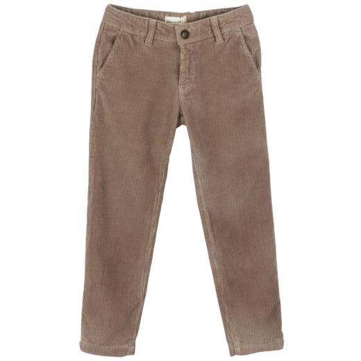 PANTALON GROS VELOURS CHATAIGNE
