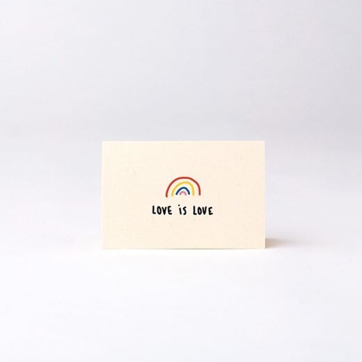 MINI CARTE LOVE IS LOVE