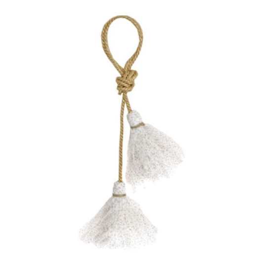 GLAND TULLE ÉCRU & OR