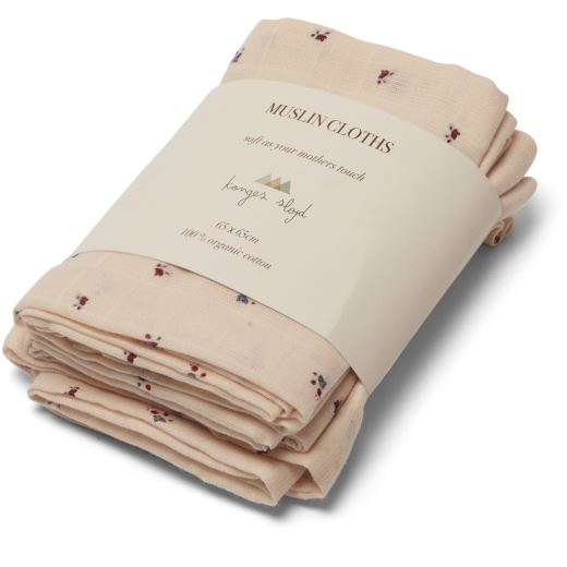 LANGE DE COTON - BLOOM RED & BLUE X 3