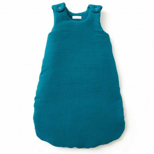 GIGOTEUSE GAZE DE COTON - BLEU PAON