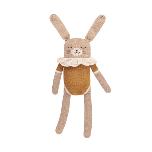 GRAND DOUDOU LAPIN MAILLOT OCRE