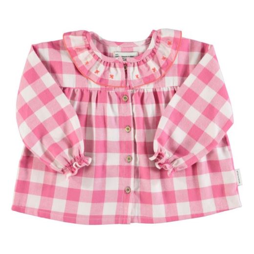 BLOUSE VICHY ROSE