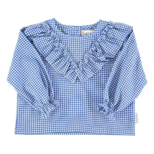 BLOUSE VICHY BLEU