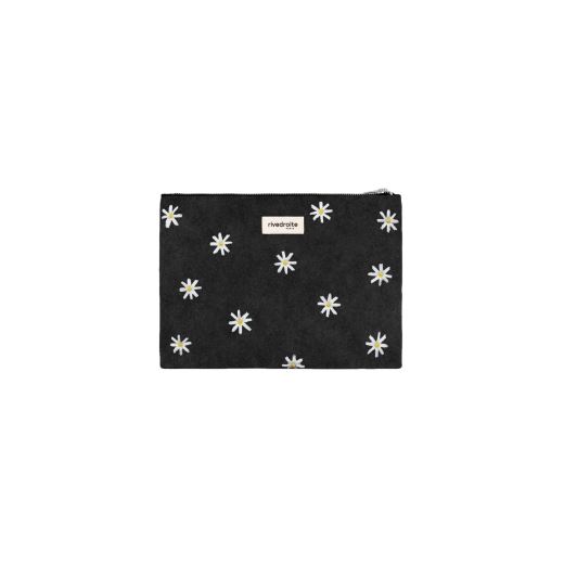 POCHETTE BARBETTE | NOIRE MARGUERITE