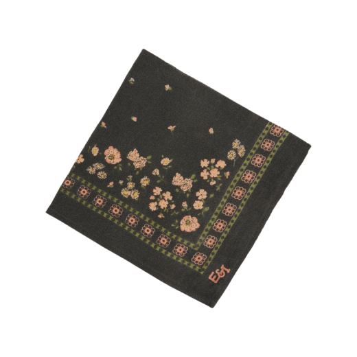 FOULARD LAINE | CHAMPÊTRE NOIR