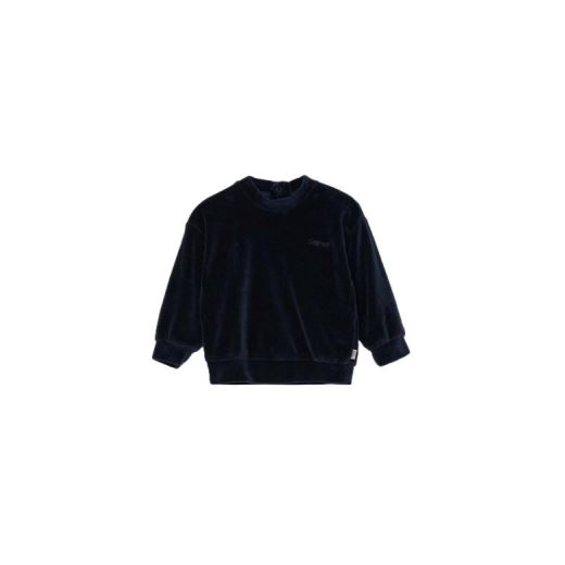 SWEAT ASTON VELOURS | MARINE